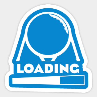 RollerCoaster Loading - White Sticker